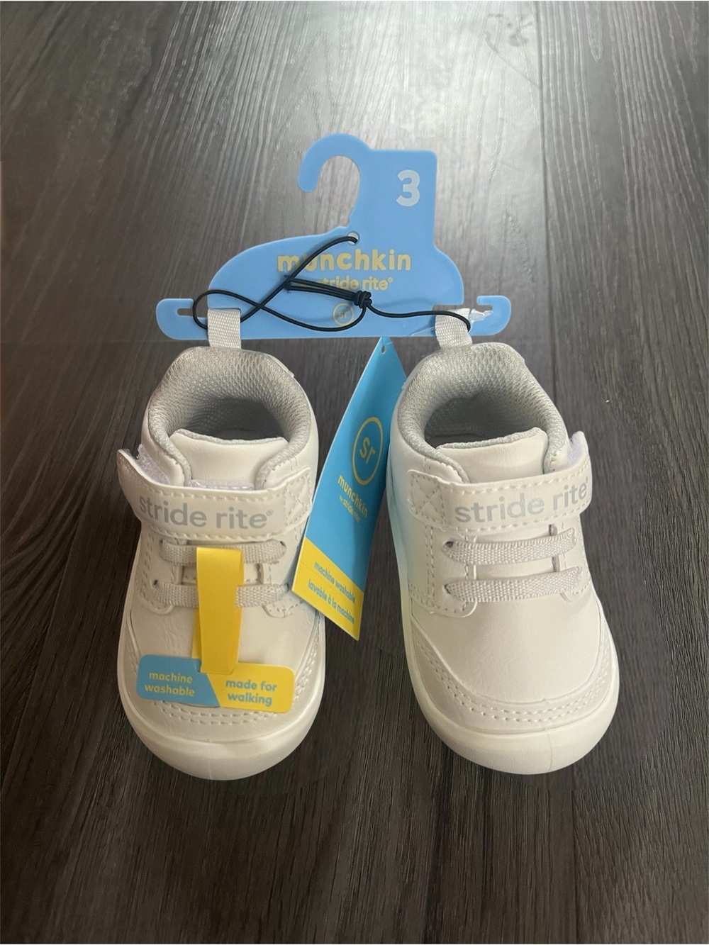 Stride Rite Mars - White Toddler Sneakers 3T